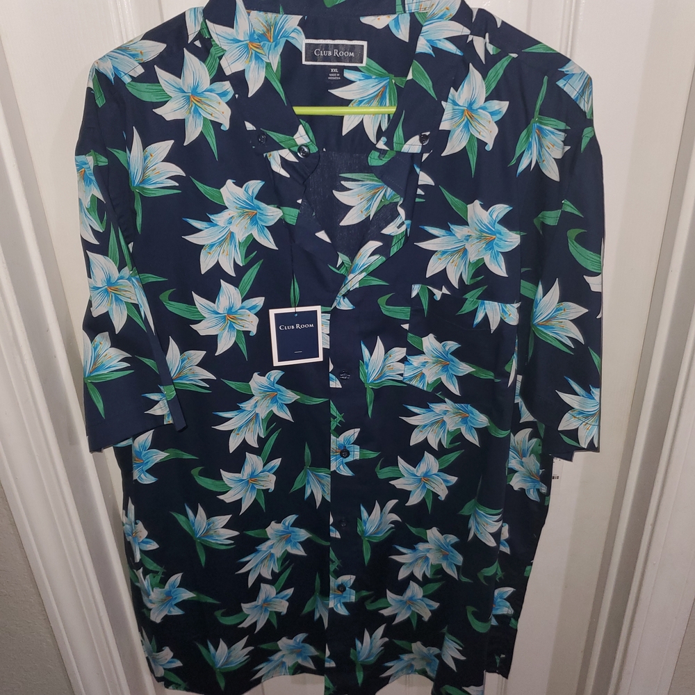 Club Room Tropical Floral Shirt